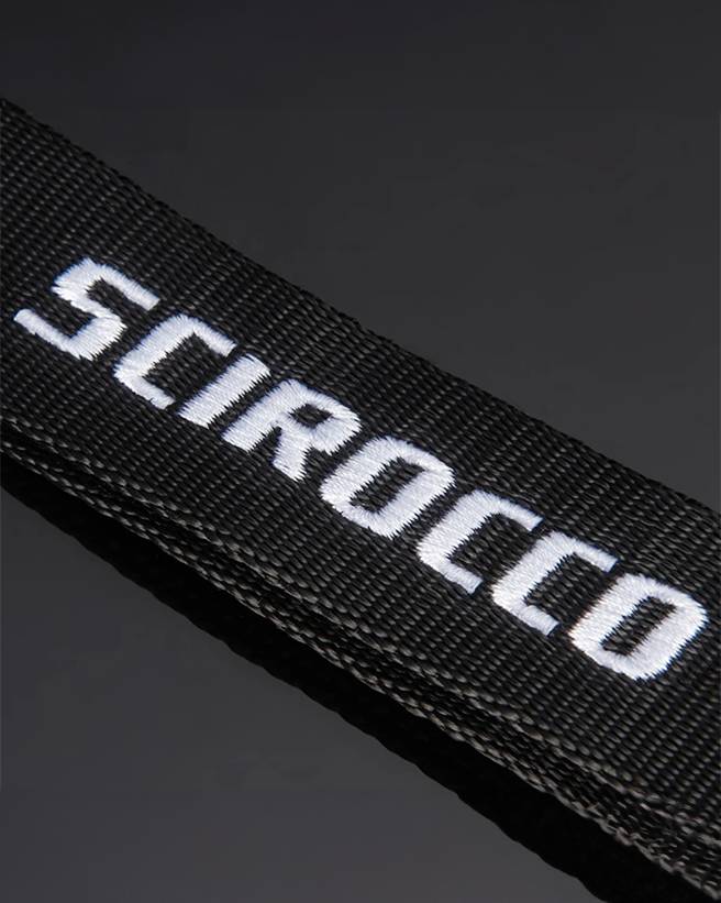VW Scirocco Key Ring - Black/White