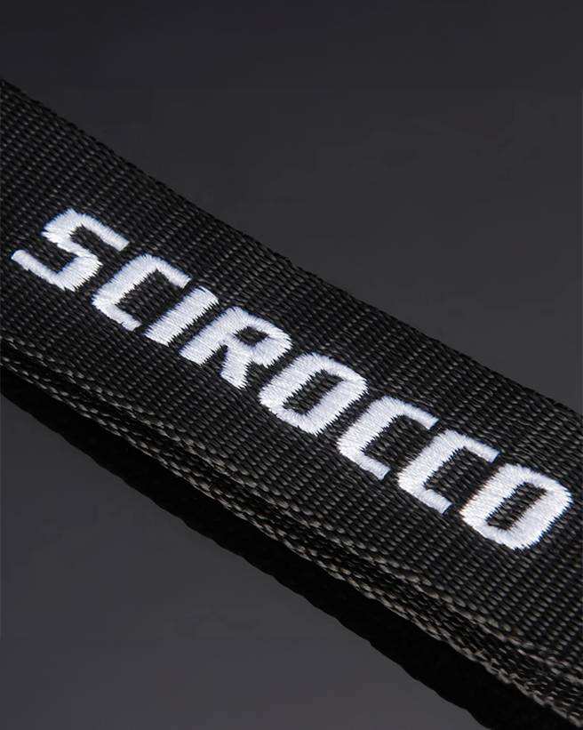 VW Scirocco Key Ring - Black/White- High on Boost