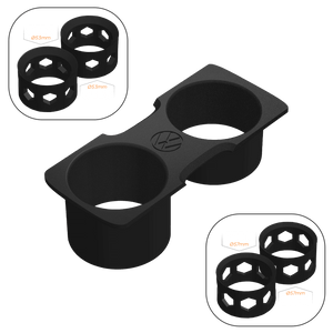 VW EOS Cup Holder Mod (Facelift) - VW / 2x Size S + 2x Size M - High on Boost