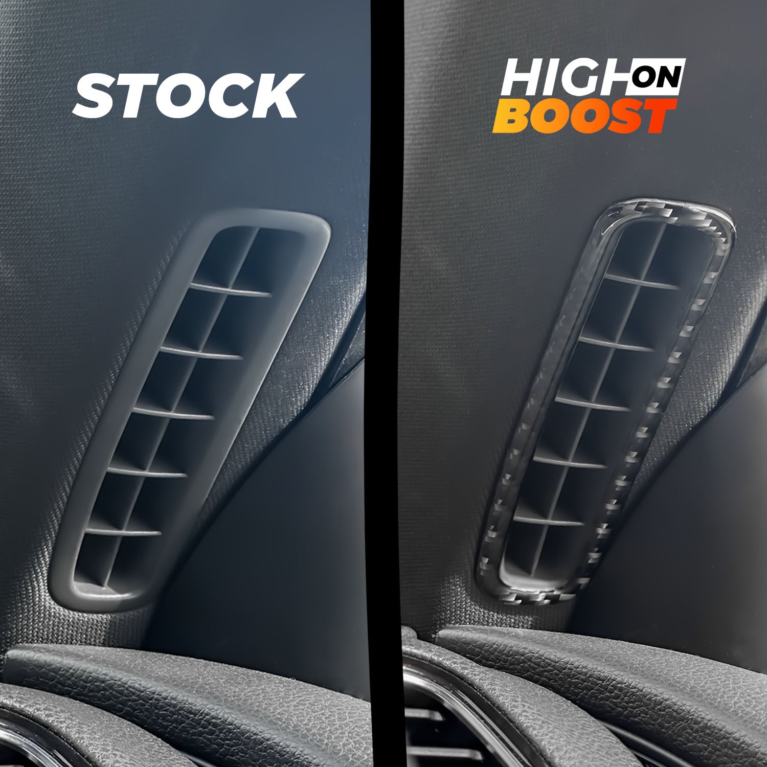 VW Scirocco Carbon Fibre A-Pillar Air Outlet
