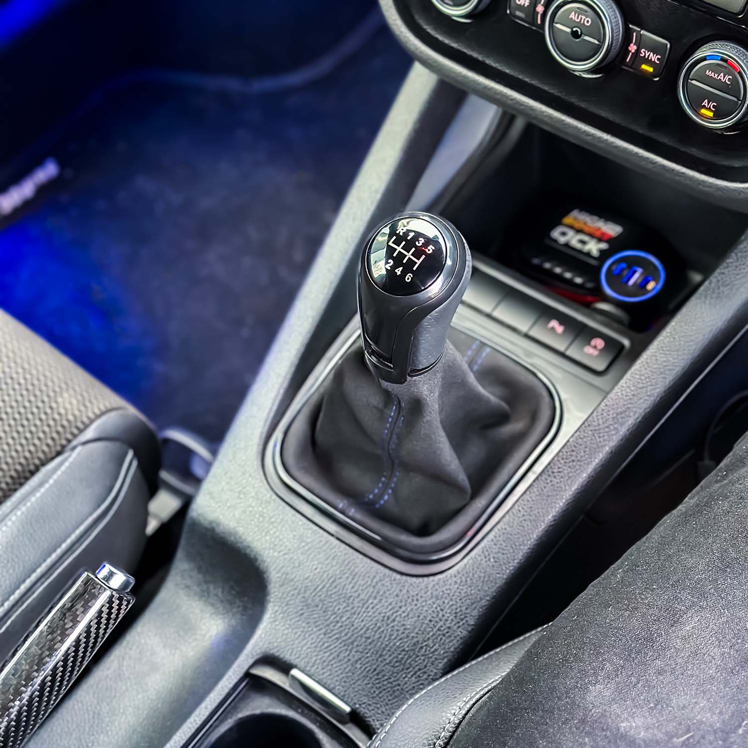 VW Scirocco Gloss Black Manual Gear Shifter