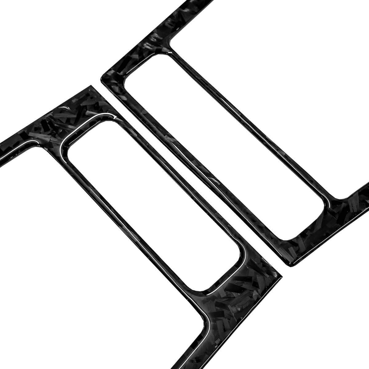 VW Golf MK5 Forged Carbon Fibre Ashtray Frame - 5 Button - High on Boost