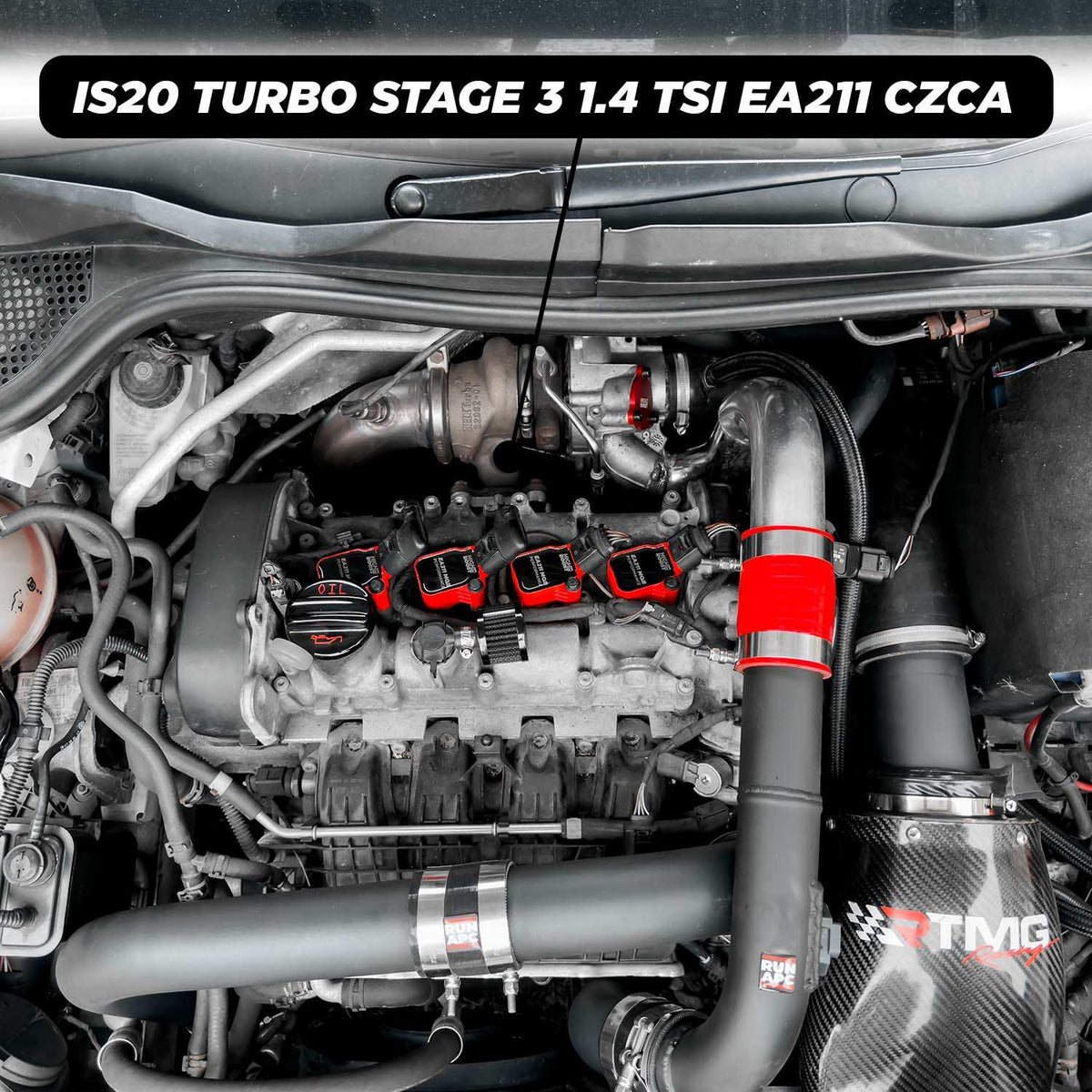 1.4 TSI EA211 MQB IS12/20/38 Turbo Adapter Kit- High on Boost