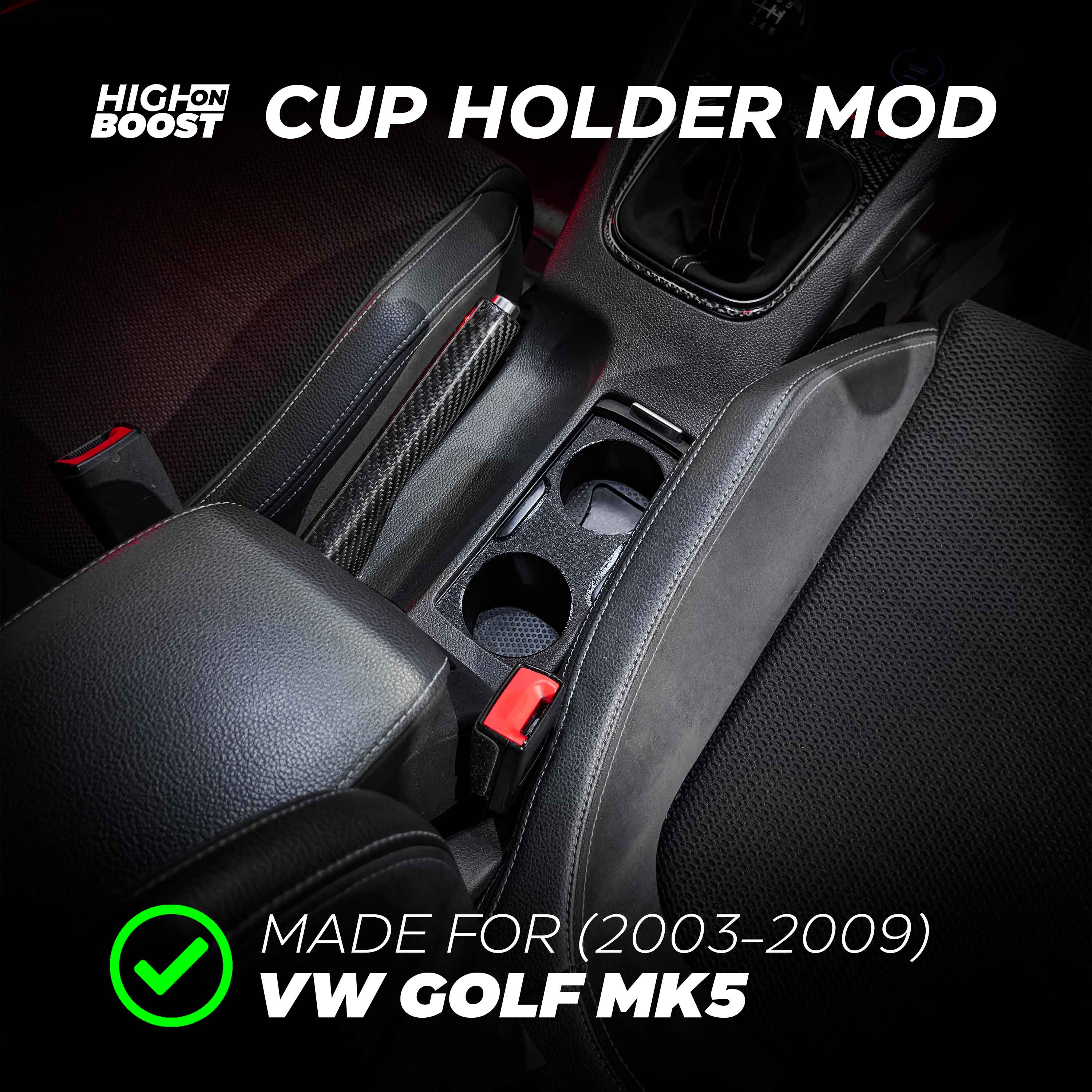 VW Golf MK5 Cup Holder Mod (Facelift)