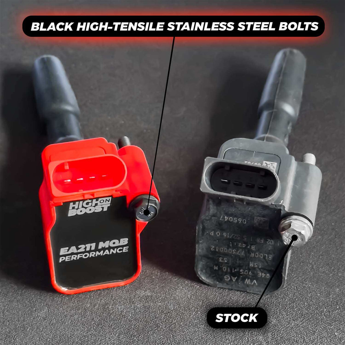 NGK x High on Boost - 1.0 TSI EA211 MQB Performance Bundle - Red - High on Boost