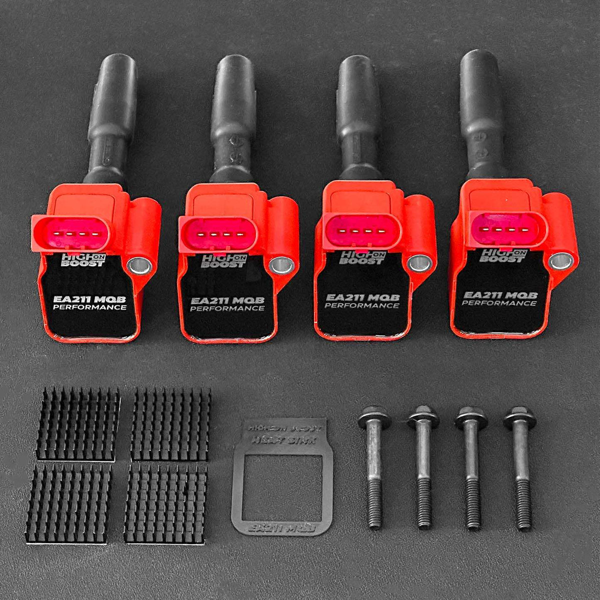 1.4 TSI EA211 MQB Performance Ignition Coils (1-Pack) - Red - High on Boost