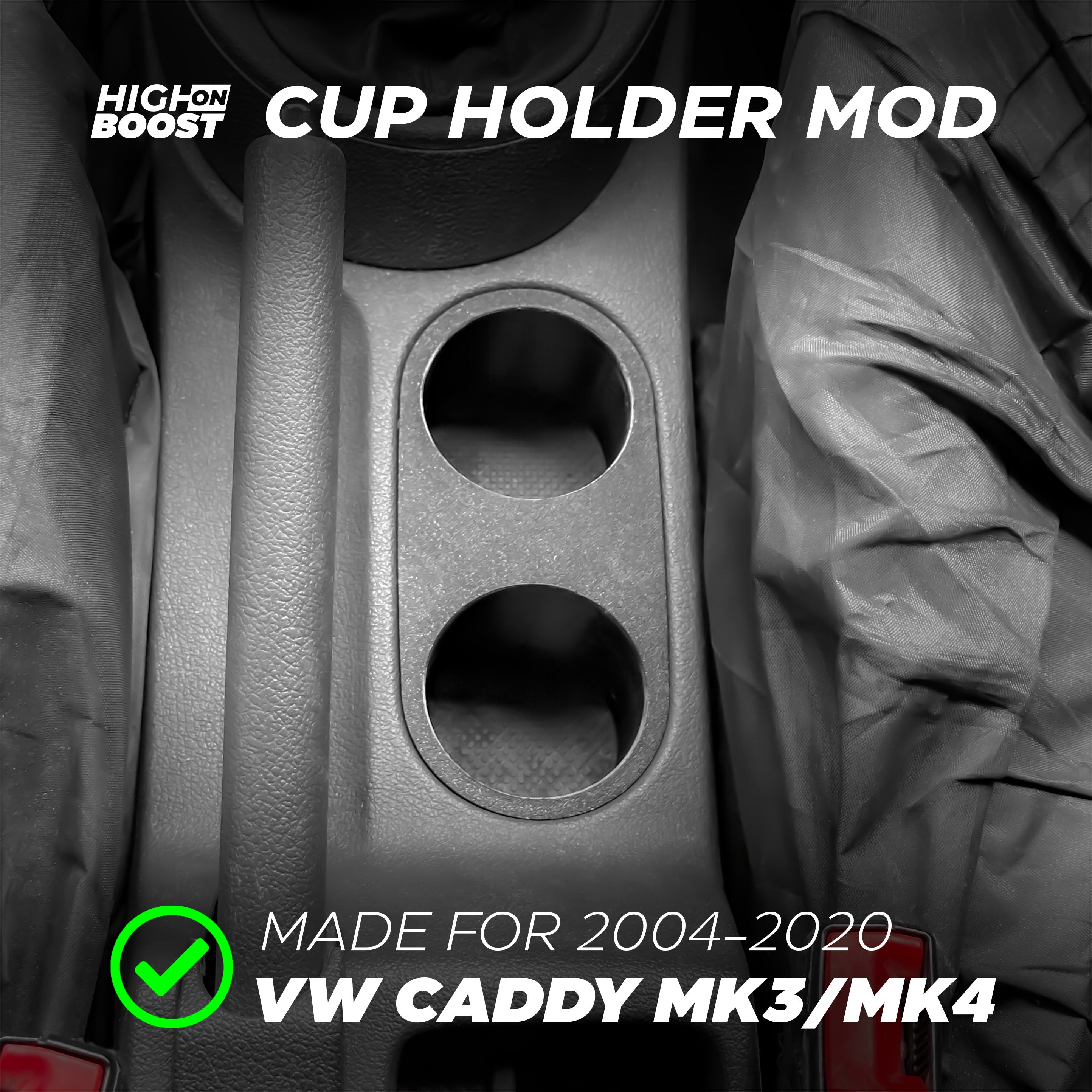 VW Caddy MK3/MK4 Cup Holder Mod (Facelift)