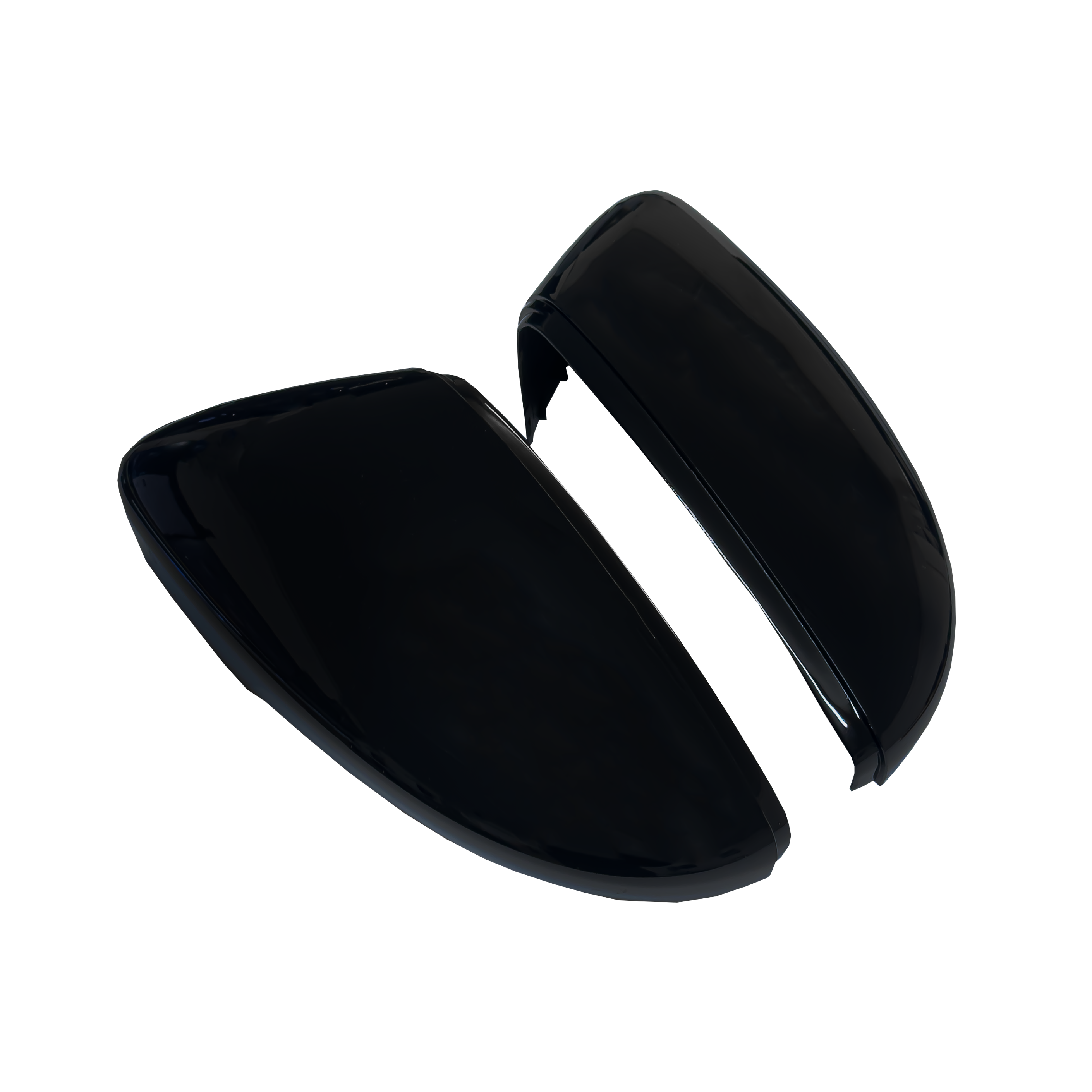 VW Scirocco Gloss Black Mirror Caps