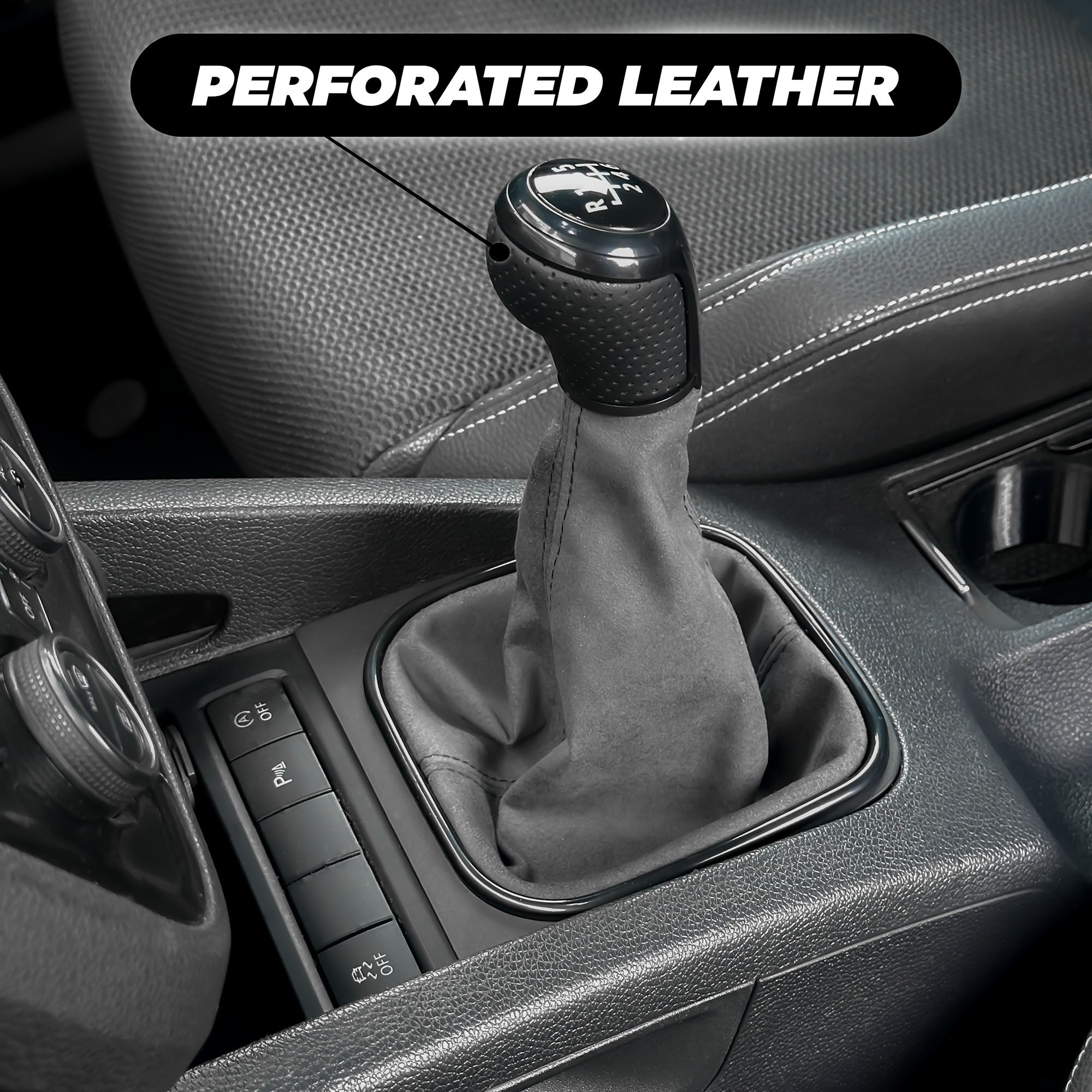 VW Scirocco Gloss Black Manual Gear Shifter