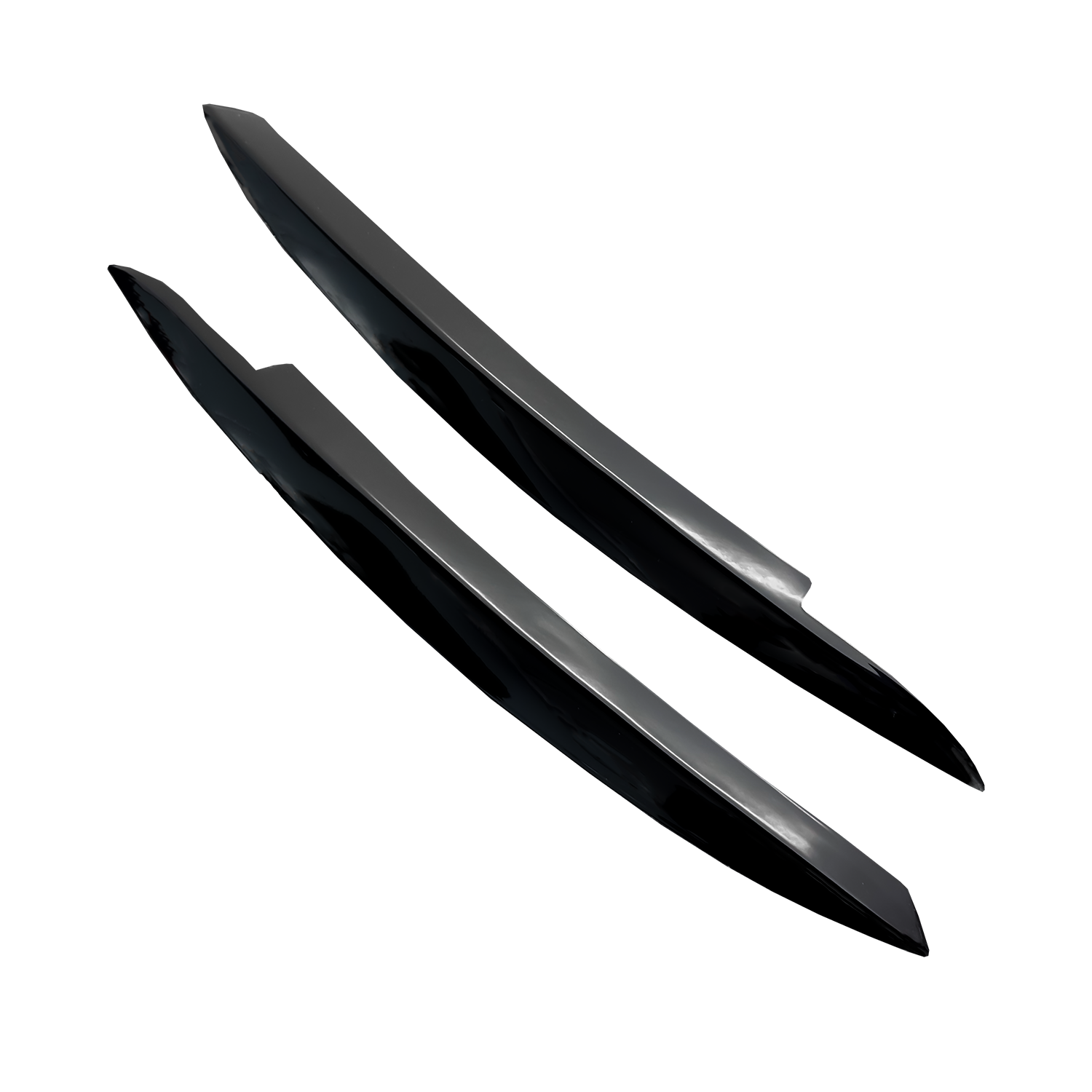 VW Golf MK6 Gloss Black Headlight Eyebrows