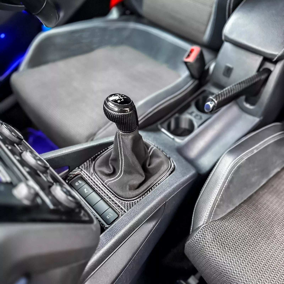VW Golf MK6 Carbon Fibre Manual Gear Shifter Frame- High on Boost