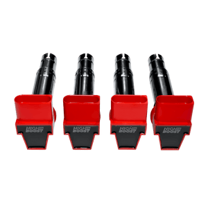 1.4 TSI EA111 Performance Ignition Coils (4-Pack) - Red - High on Boost