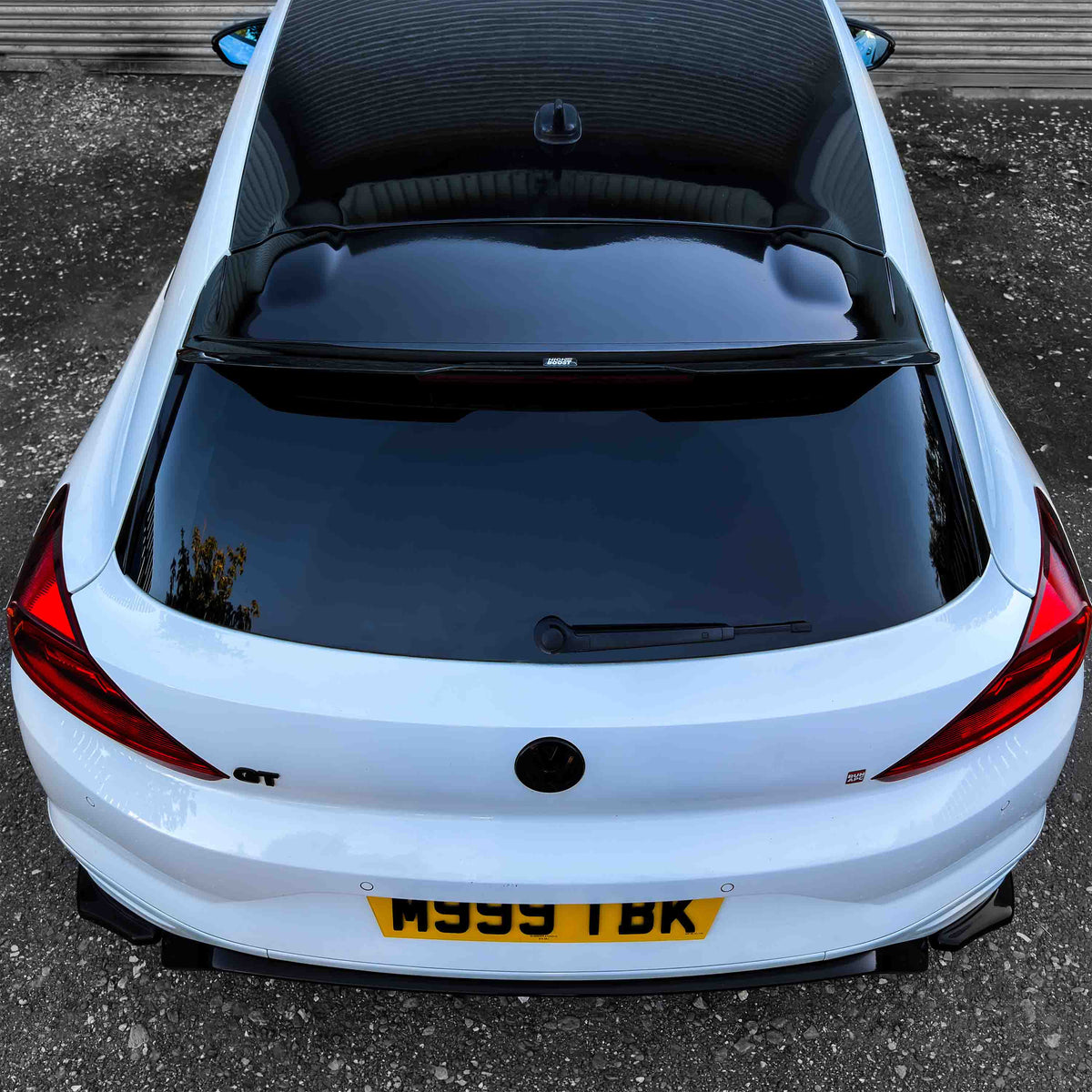 VW Scirocco MK3.5 AERO Rear Spoiler Extension Lip