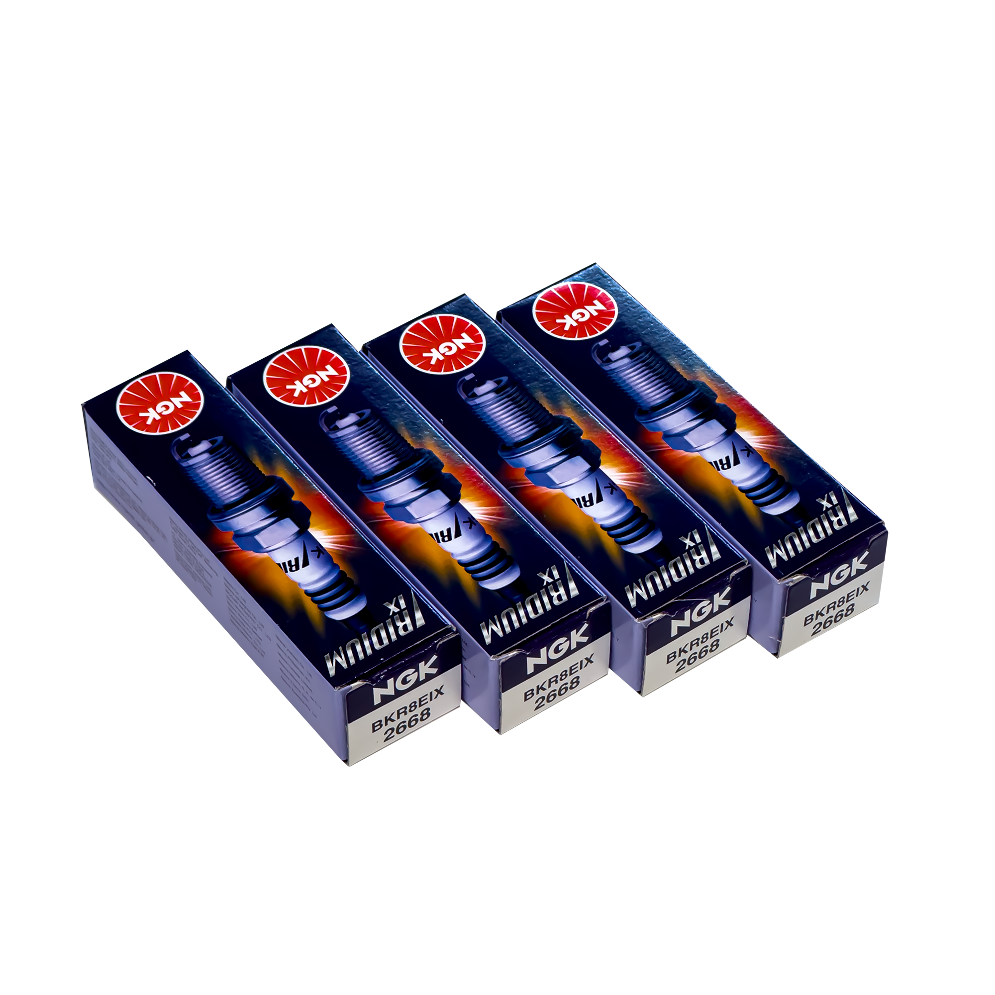 NGK BKR8EIX (2668) Laser Iridium Spark Plugs - 1.4 TSI EA111