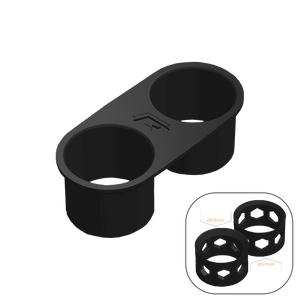 VW Caddy MK3/MK4 Cup Holder Mod (Facelift) - R / Size S + Size M - High on Boost