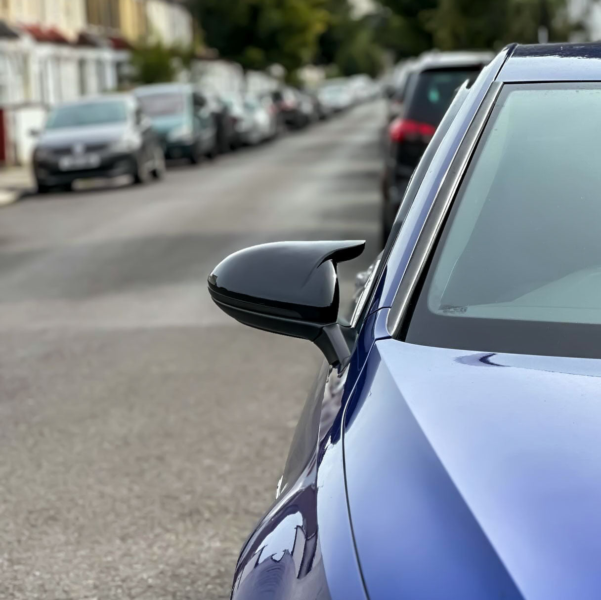 VW Golf MK7/7.5 M-Style Gloss Black Mirror Caps