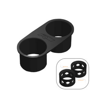 VW Caddy MK3/MK4 Cup Holder Mod (Facelift) - R-Line / 2x Size S - High on Boost