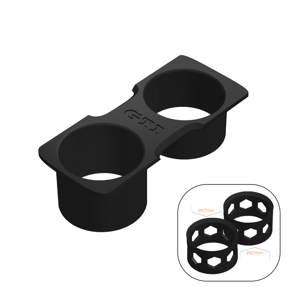 VW Golf MK6 Cup Holder Mod (Facelift) - GTI / 2x Size M - High on Boost