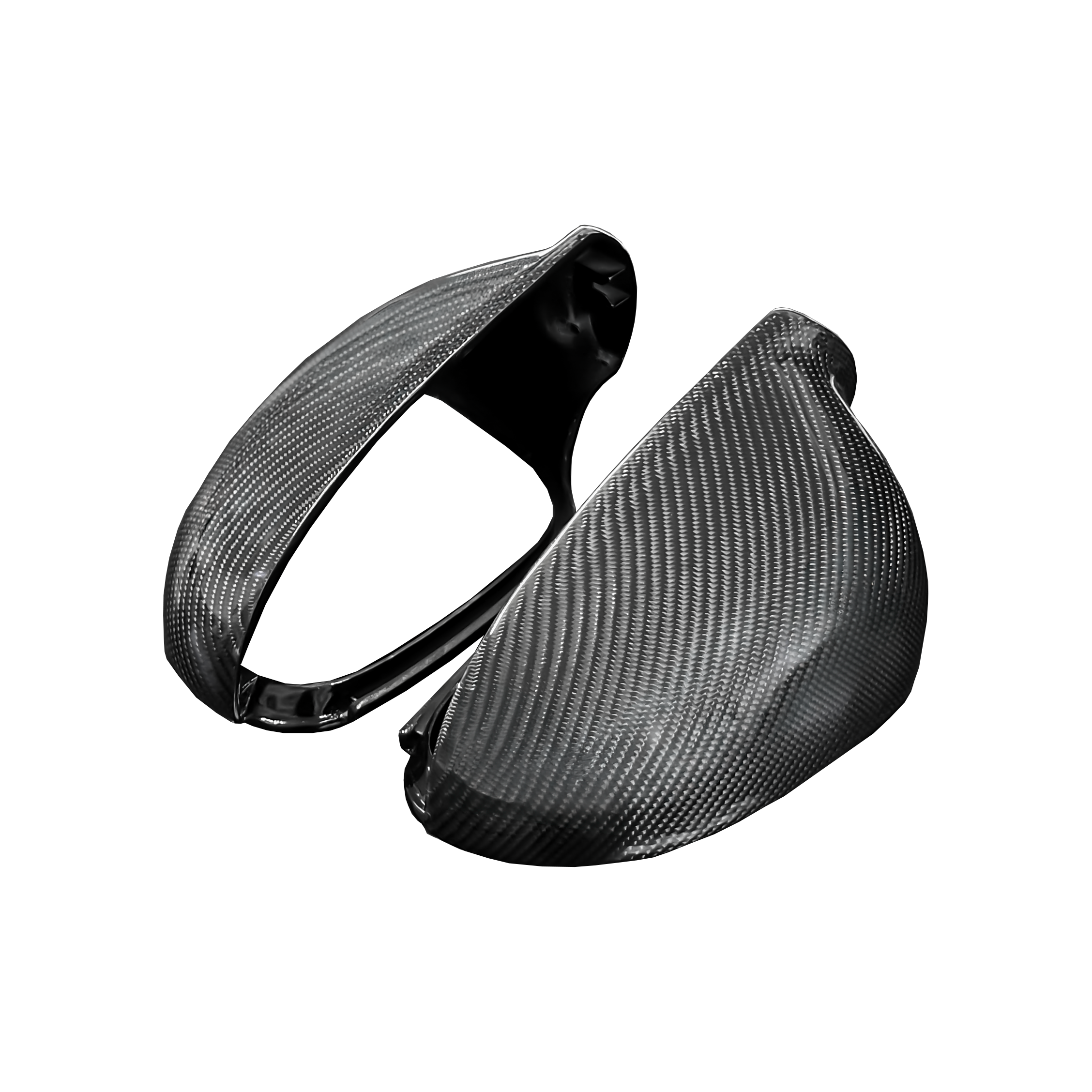 VW Golf MK5 Carbon Fibre Mirror Caps
