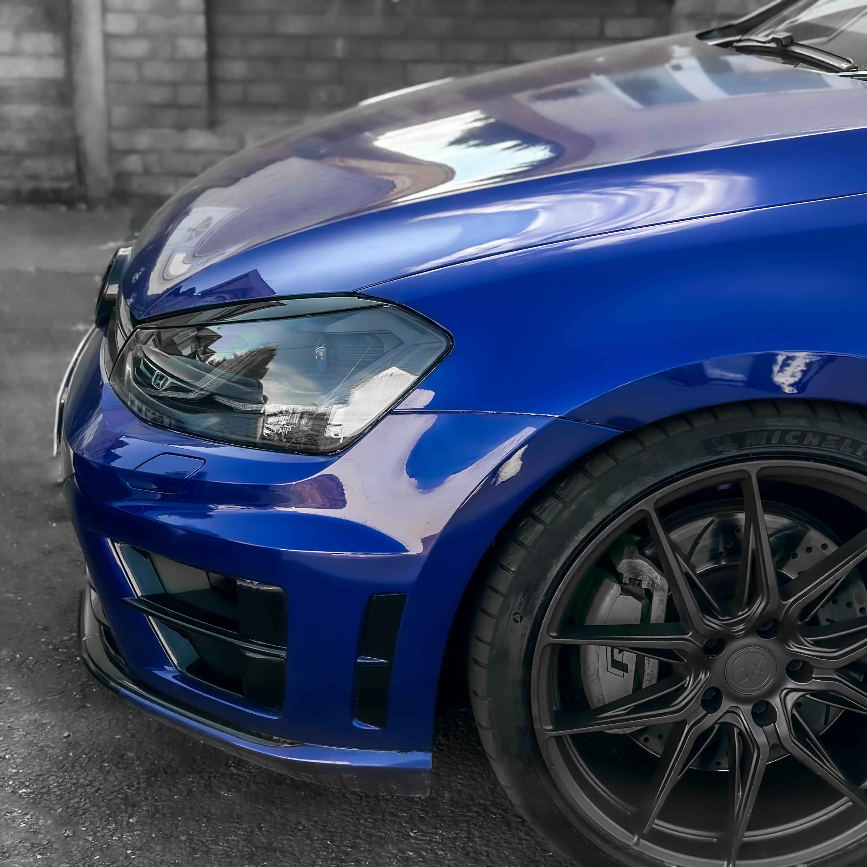 VW Golf MK7/7.5 Gloss Black Headlight Eyebrows