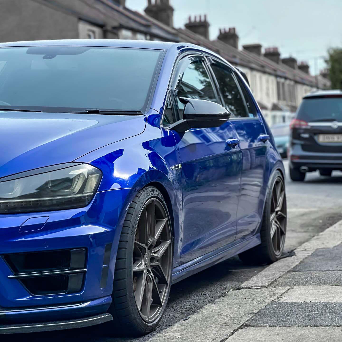 VW Golf MK7/7.5 M-Style Gloss Black Mirror Caps