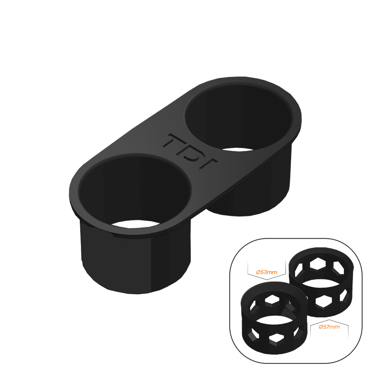 VW Caddy MK3/MK4 Cup Holder Mod (Facelift) - TDI / 2x Size M - High on Boost