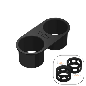 VW Caddy MK3/MK4 Cup Holder Mod (Facelift) - TDI / 2x Size M - High on Boost
