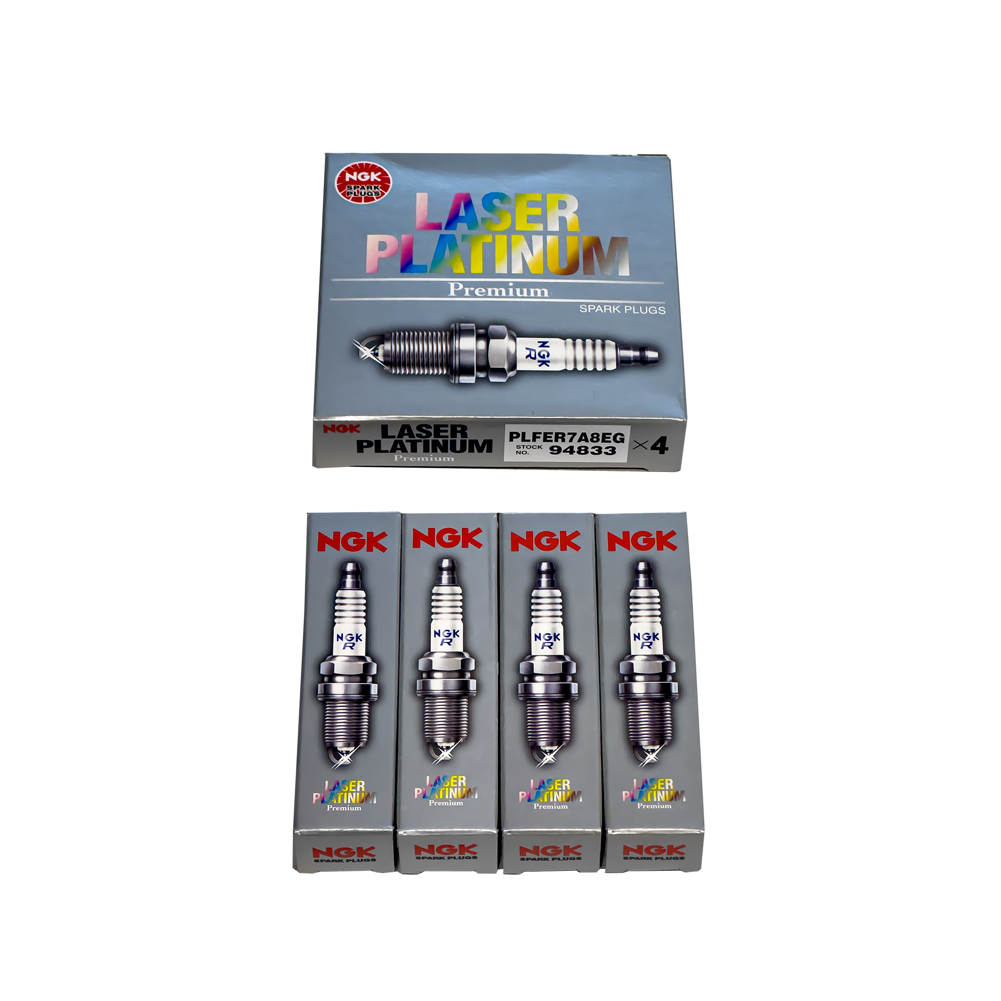 1.8 TSI EA888.3 MQB - NGK PLFER7A8EG (94833) Laser Platinum Spark Plugs