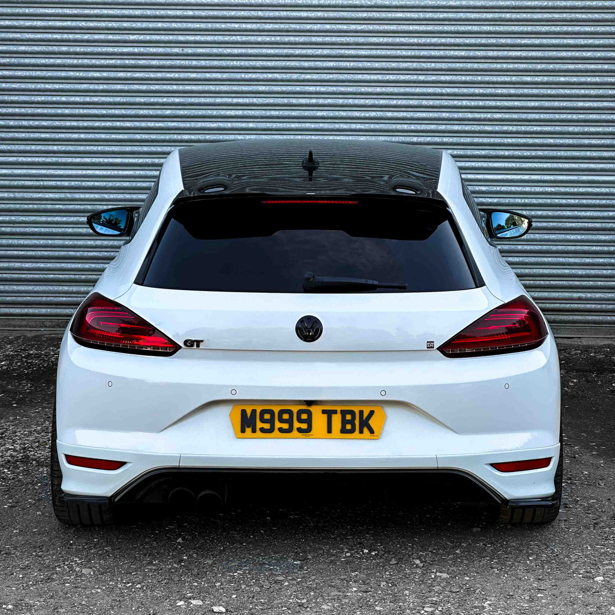 VW Scirocco MK3.5 AERO Rear Spoiler Extension Lip