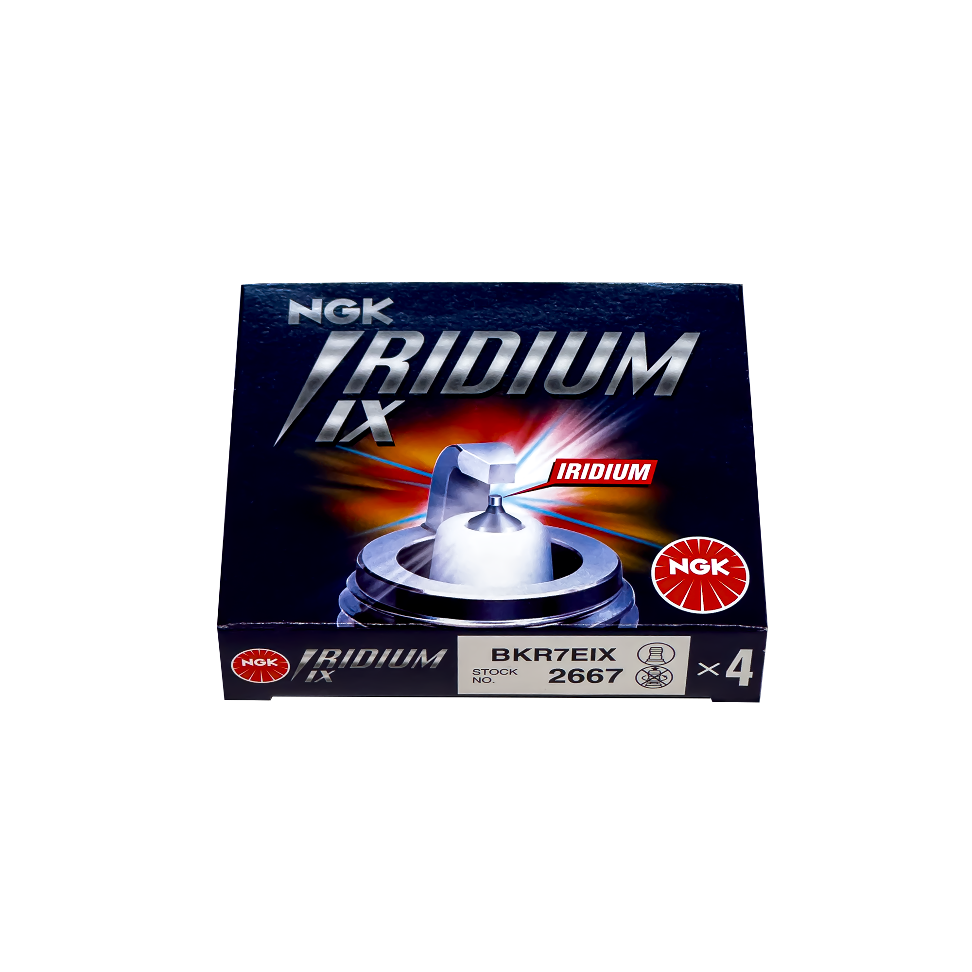 NGK BKR7EIX (2667) Laser Iridium Spark Plugs - 2.0 TSI (EA113/EA888)