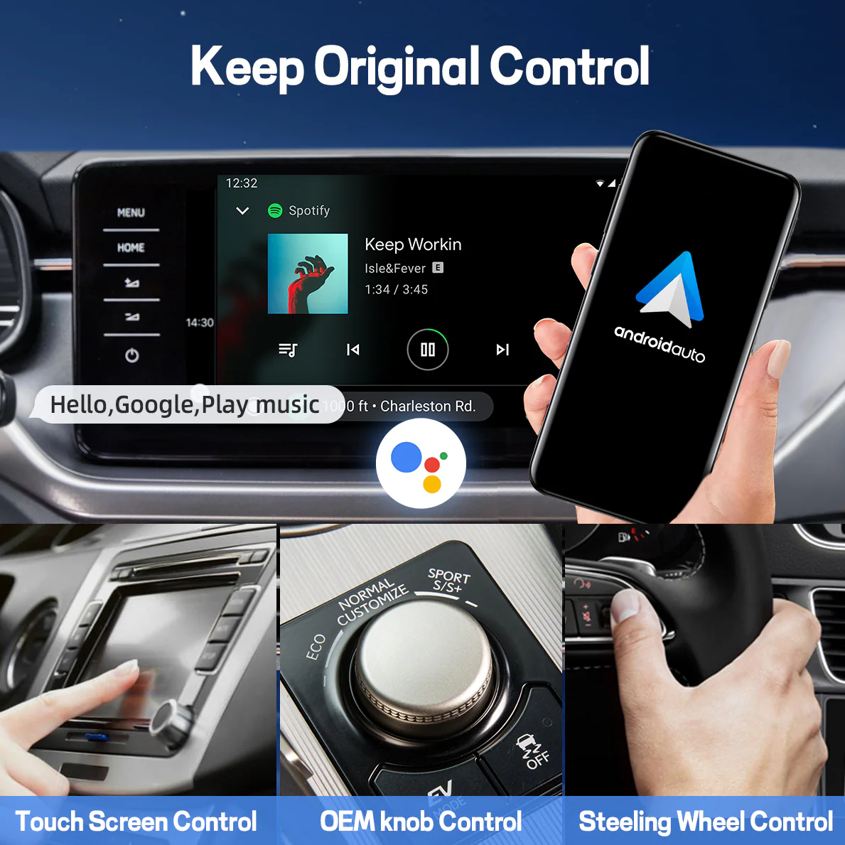 A2AIR PRO - Wireless Android Auto Adapter (2025 Version)