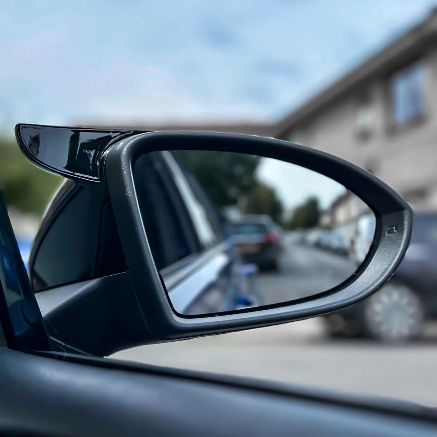 VW Golf MK7/7.5 M-Style Gloss Black Mirror Caps