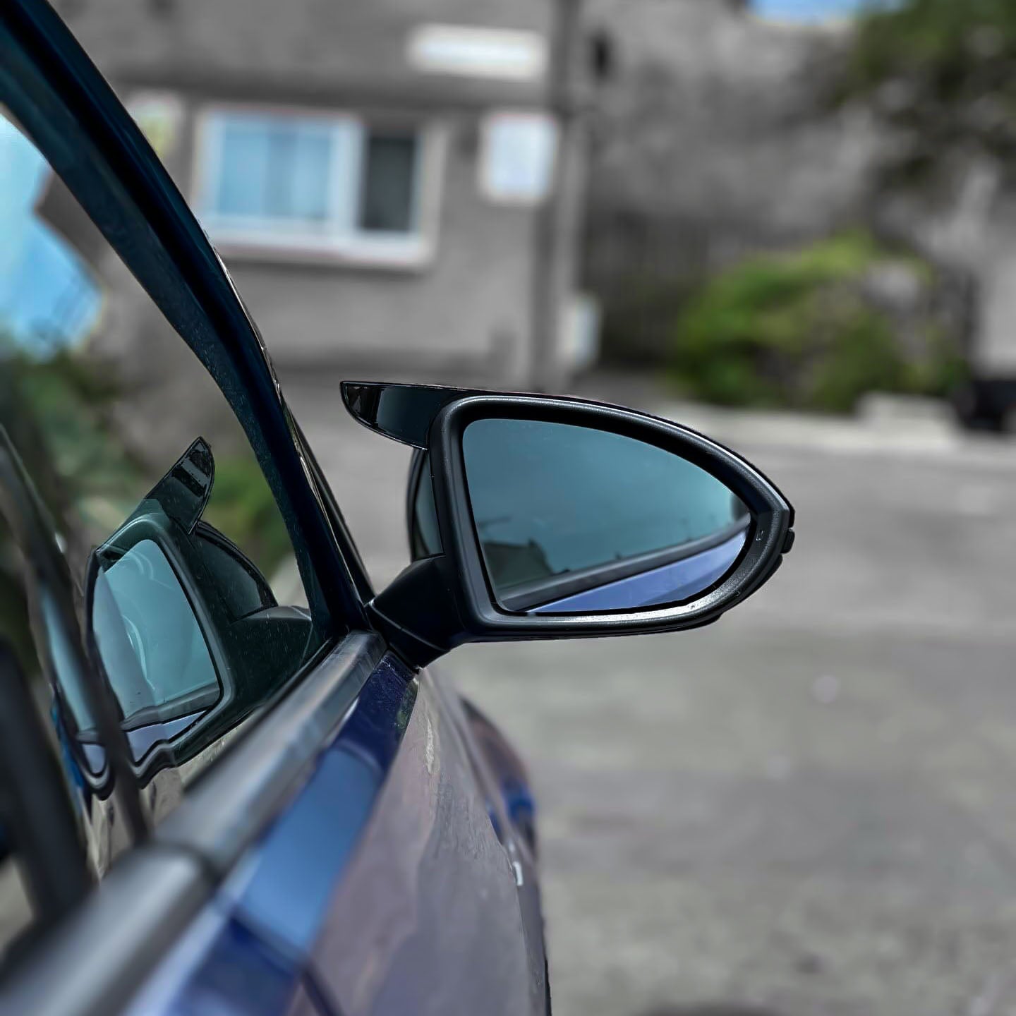 VW Golf MK7/7.5 M-Style Gloss Black Mirror Caps