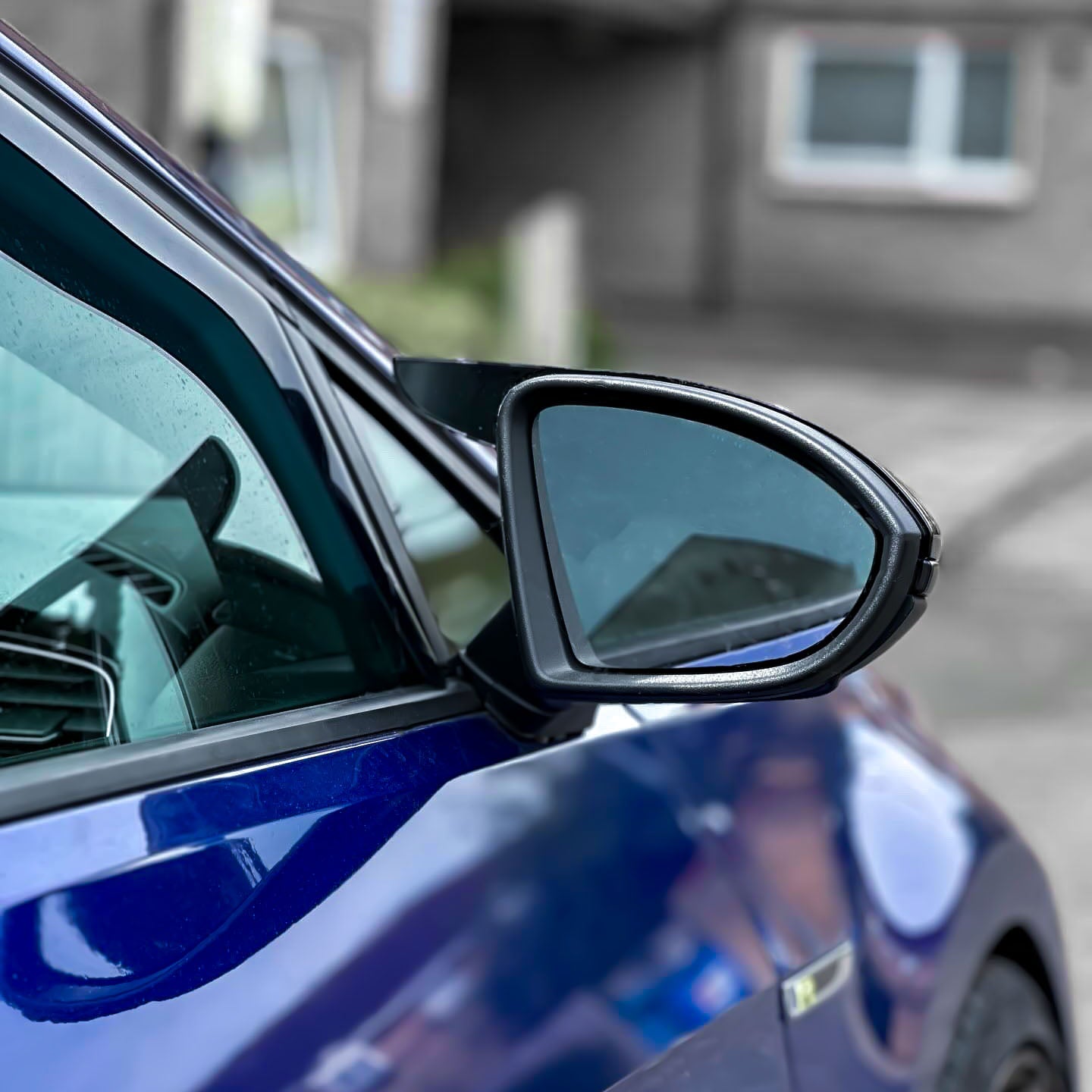 VW Golf MK7/7.5 M-Style Gloss Black Mirror Caps