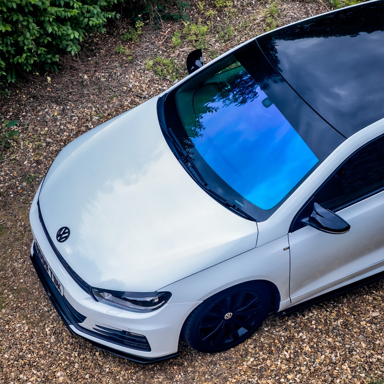 VW Scirocco M-Style Gloss Black Mirror Caps