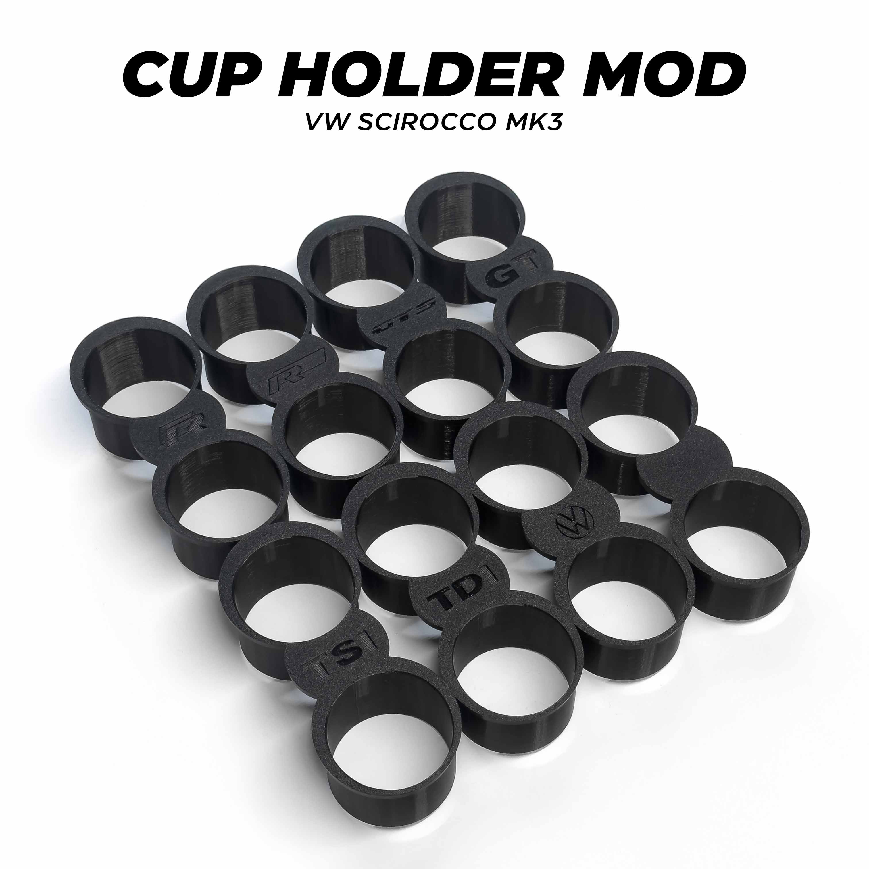 VW Scirocco MK3 Cup Holder Mod