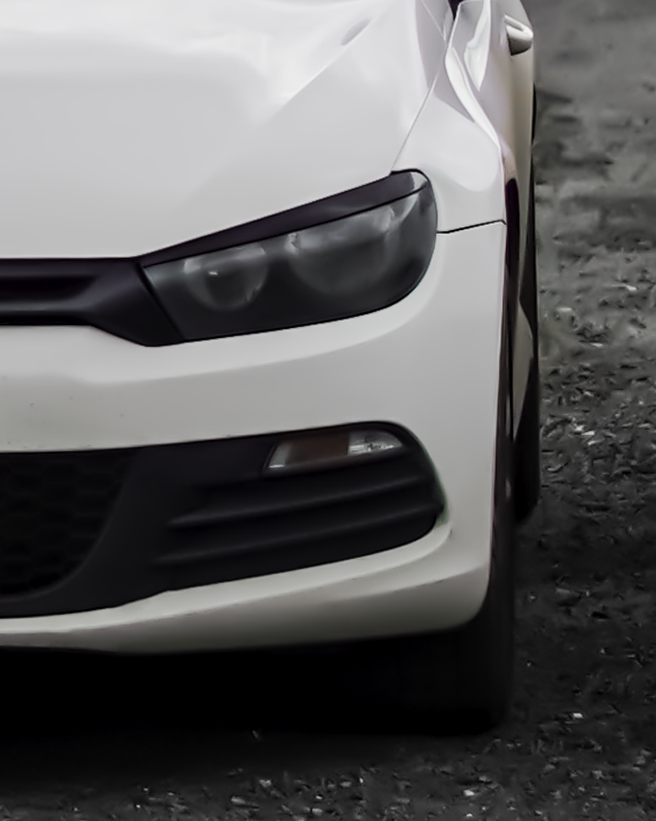 VW Scirocco Gloss Black Headlight Eyebrows