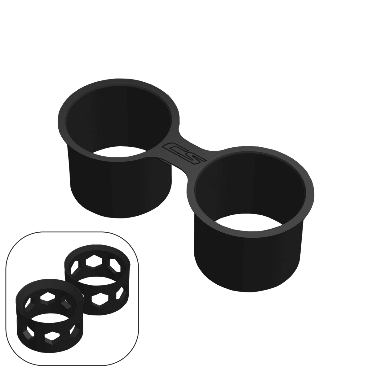 BMW M2 Competition (F87) Cup Holder Mod - M / Size S + Size M - High on Boost