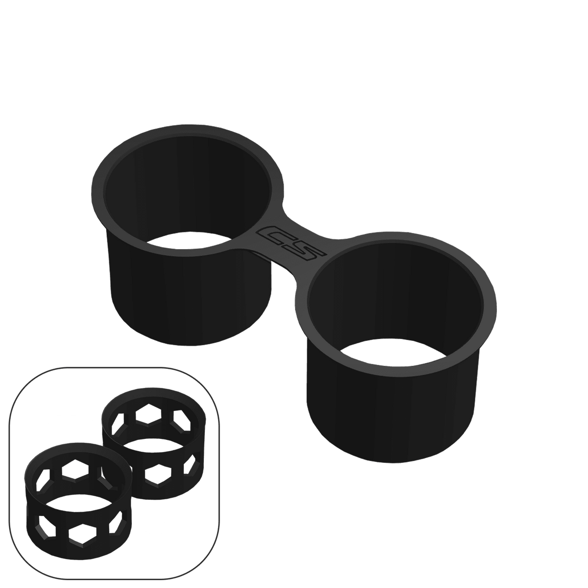 BMW M2 Competition (F87) Cup Holder Mod - M / Size S + Size M - High on Boost