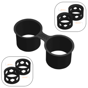 BMW 2-Series (F22) Cup Holder Mod - M / 2x Size S + 2x Size M - High on Boost