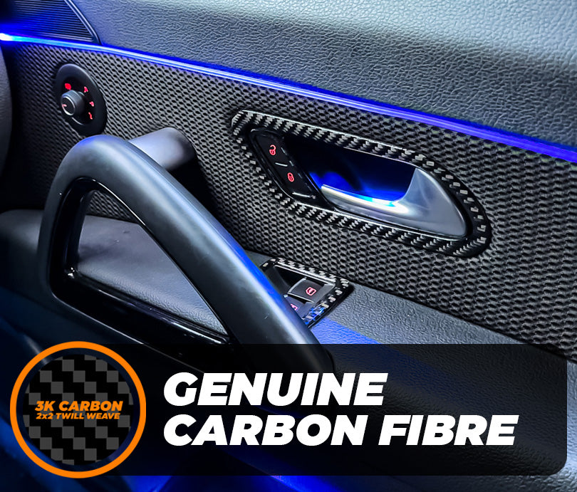 VW Scirocco Carbon Fibre Interior Door Handle Surround