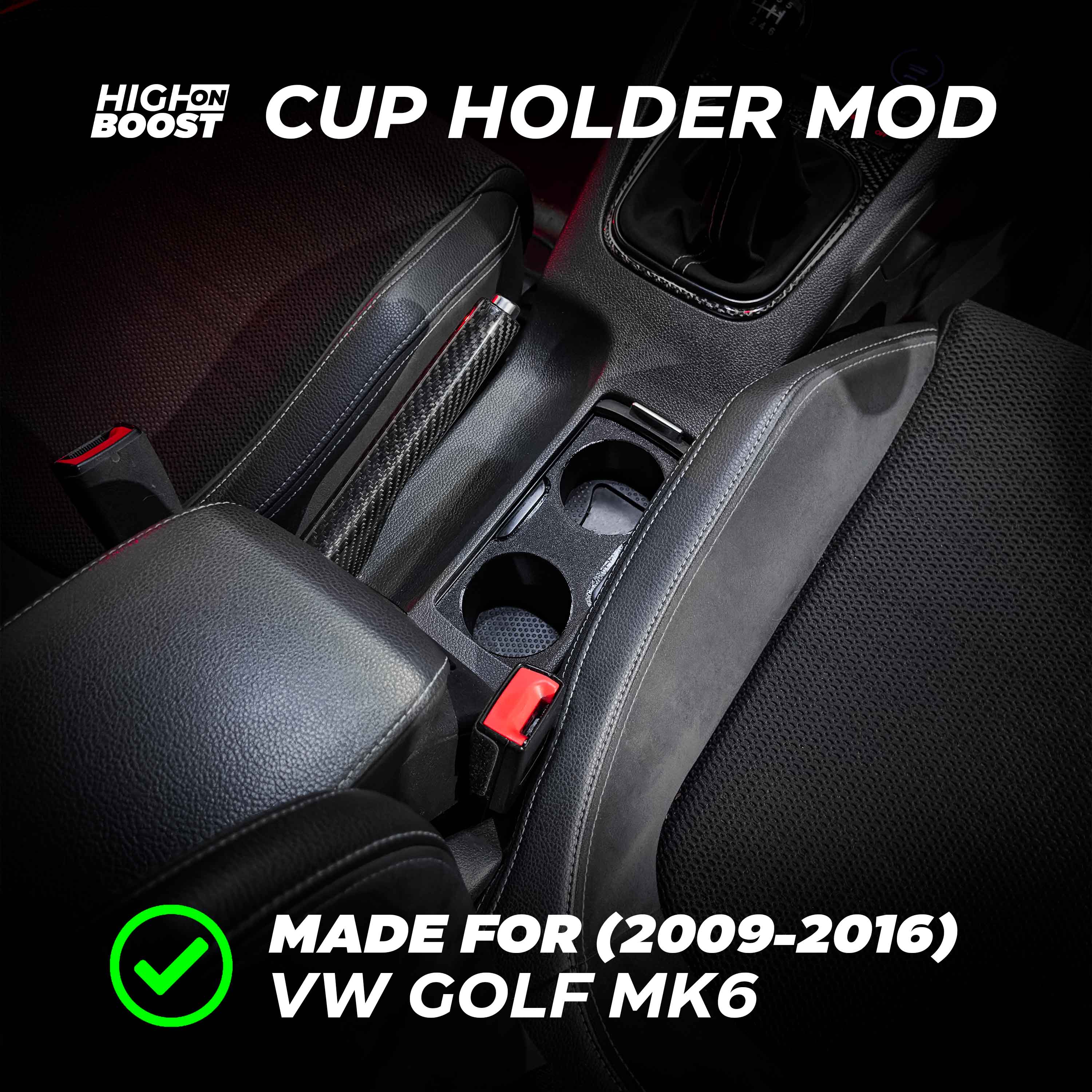 VW Golf MK6 Cup Holder Mod (Facelift)